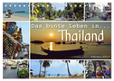 Das bunte Leben in Thailand (Tischkalender 2025 DIN A5 quer), CALVENDO Monatskalender