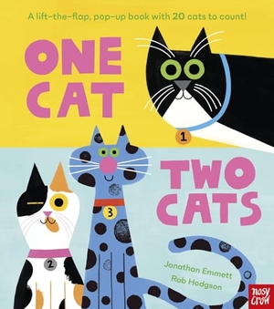 Emmett, Jonathan. One Cat, Two Cats - A lift-the-flap, pop-up book with 20 cats to count!. Nosy Crow, 2025.