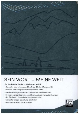 Sein Wort - meine Welt. Kunstlederausgabe - Die Studienbibel für das 21. Jahrhundert. Christliche Verlagsges., 2024.
