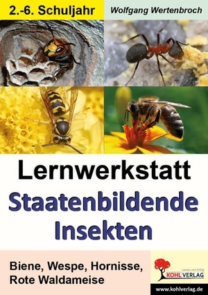 Lernwerkstatt - Staatenbildende Insekten - Bienen, Wespen und Ameisen. Kohl Verlag, 2006.