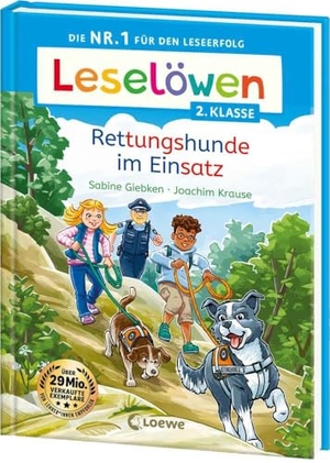 Giebken, Sabine. Leselöwen 2. Klasse - Rettungshunde im Einsatz - Die Nr. 1 für den Leseerfolg - Mit Leselernschrift ABeZeh - Erstlesebuch für Kinder ab 7 Jahren. Loewe Verlag GmbH, 2024.
