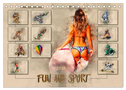 Fun and Sport (Tischkalender 2024 DIN A5 quer), CALVENDO Monatskalender