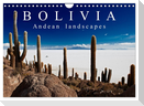 Bolivia Andean landscapes / UK-Version (Wall Calendar 2024 DIN A4 landscape), CALVENDO 12 Month Wall Calendar