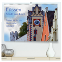 Füssen - Stadt am Lech (hochwertiger Premium Wandkalender 2024 DIN A2 quer), Kunstdruck in Hochglanz