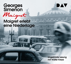 Simenon, Georges. Maigret erlebt eine Niederlage - 49. Fall. Ungekürzte Lesung mit Walter Kreye. Audio Verlag Der GmbH, 2021.