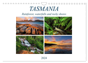 Tasmania Rainforest, waterfalls and rocky shores (Wall Calendar 2024 DIN A4 landscape), CALVENDO 12 Month Wall Calendar