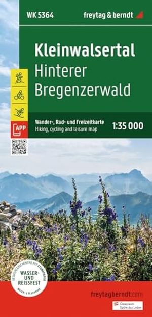 Freytag & Berndt (Hrsg.). freytag & berndt Wanderkarte WK 5364 Kleinwalsertal, Hinterer Bregenzerwald 1:35.000 - mit APP, wasserfest und reißfest. Freytag + Berndt, 2024.