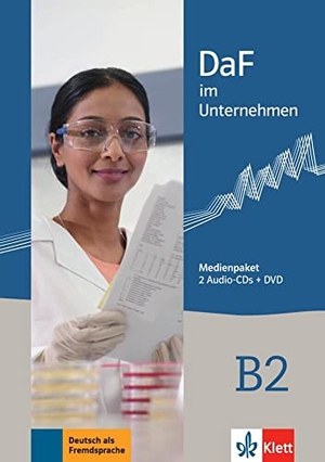 Fügert, Nadja / Grosser, Regine et al. DaF im Unternehmen B2 - Medienpaket (2 Audio-CDs + DVD). Klett Sprachen GmbH, 2017.
