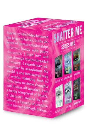 Mafi, Tahereh. Shatter Me: Series One Novel Paperback Deluxe Limited Edition Box Set. Harper Collins Publ. USA, 2026.