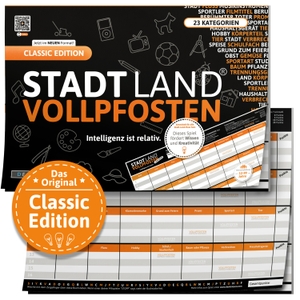 Görz, Denis / Ricardo Barreto. DENKRIESEN - STADT LAND VOLLPFOSTEN® - CLASSIC EDITION - "Intelligenz ist relativ." - A4 - Intelligenz ist relativ. D&R DENKRIESEN GmbH, 2023.