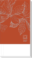 Taschenkalender 1T/1S chestnut Blauer Engel 2027