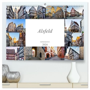 Meutzner, Dirk. Alsfeld Impressionen (hochwertiger Premium Wandkalender 2024 DIN A2 quer), Kunstdruck in Hochglanz - Auf Fototour durch die zauberhafte Stadt Alsfeld. Calvendo, 2023.