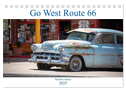 Go west Route 66 (Tischkalender 2025 DIN A5 quer), CALVENDO Monatskalender