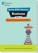 Pearson REVISE BTEC National Business Practice Plus U3 - for 2026 exams