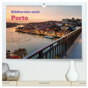 Gillner, Martin. Städtereise nach Porto (hochwertiger Premium Wandkalender 2024 DIN A2 quer), Kunstdruck in Hochglanz - Die zweitgrößte Stadt Portugals fasziniert durch das historische Zentrum, die Lage am Fluss Douro und den berühmten Portwein.. Calvendo, 2023.