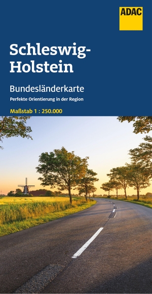 ADAC Bundesländerkarte Deutschland 01 Schleswig-Holstein 1:250.000. ADAC, 2024.