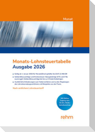 Monats-Lohnsteuertabelle 2026