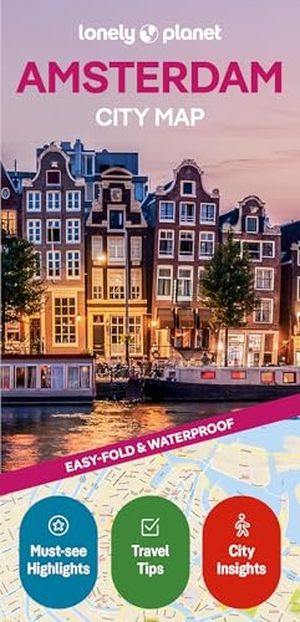 Amsterdam City Map. Lonely Planet, 2026.