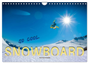 Snowboard - so cool (Wandkalender 2024 DIN A4 quer), CALVENDO Monatskalender