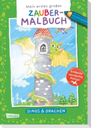 Ausmalbilder für Kita-Kinder: Mein erstes großes Zauber-Malbuch: Dinos & Drachen