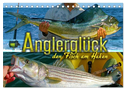 Anglerglück - den Fisch am Haken (Tischkalender 2024 DIN A5 quer), CALVENDO Monatskalender