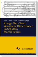 Klang ¿ Ton ¿ Wort: akustische Dimensionen im Schaffen Marcel Beyers