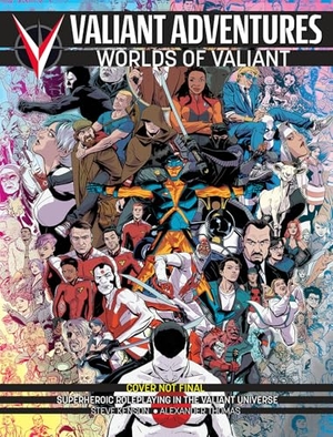 Kenson, Steve / Alexander Thomas. Worlds of Valiant - A Valiant Adventures RPG Sourcebook. Green Ronin Publishing, 2026.