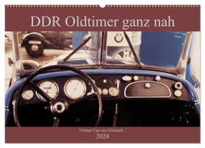 Haas, Fredy. DDR Oldtimer ganz nah (Wandkalender 2024 DIN A2 quer), CALVENDO Monatskalender - Klassische Autos aus DDR Produktion in besonderen Ansichten. Calvendo, 2023.