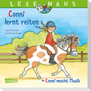 LESEMAUS 206:  "Conni lernt reiten" + "Conni macht Musik" Conni Doppelband
