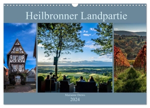 Drews, Marianne. Heilbronner Landpartie (Wandkalender 2024 DIN A3 quer), CALVENDO Monatskalender - 12 großartige Bilder aus dem Heilbronner Land, die zu einer Landpartie einladen. Calvendo, 2023.