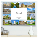 Kassel Stadtansichten (hochwertiger Premium Wandkalender 2024 DIN A2 quer), Kunstdruck in Hochglanz