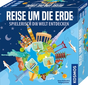 Burkhardt, Günter. Reise um die Erde - Spielerisch die Welt entdecken - für 2 - 4 Spieler ab 8 Jahren. Franckh-Kosmos, 2017.