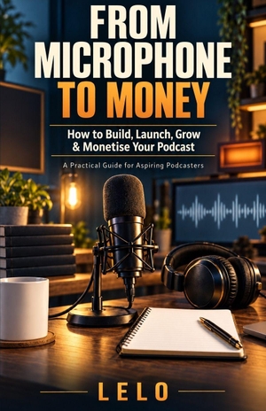 Lelo. From Microphone to Money - How to Build,  Launch, Grow & Monetise Your Podcast. Independently published, 2026.