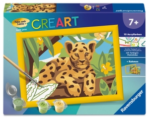 CreArt, Malen nach Zahlen Kinder - Baby Leopard. Ravensburger Spieleverlag, 2026.