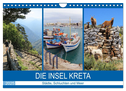 Die Insel Kreta - Städte, Schluchten und Meer (Wandkalender 2025 DIN A4 quer), CALVENDO Monatskalender