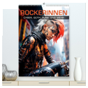 ROCKERINNEN Cyber, Goth, Punk und mehr (hochwertiger Premium Wandkalender 2024 DIN A2 hoch), Kunstdruck in Hochglanz