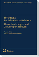 Öffentliche Betriebswirtschaftslehre - Herausforderungen und Zukunftsperspektiven