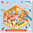 Cozy Time Sticker. Comfy World Trip