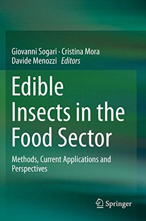 Sogari, Giovanni / Davide Menozzi et al (Hrsg.). Edible Insects in the Food Sector - Methods, Current Applications and Perspectives. Springer International Publishing, 2020.