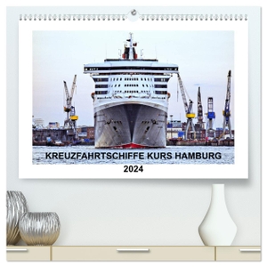 Stempel, Christoph. Kreuzfahrtschiffe Kurs Hamburg 2024 (hochwertiger Premium Wandkalender 2024 DIN A2 quer), Kunstdruck in Hochglanz - Kreuzfahrtschiffe zu Gast im Hamburger Hafen. Calvendo, 2023.
