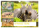 Afrikas Tiere. Majestäten in exotischer Wildnis (Wandkalender 2025 DIN A4 quer), CALVENDO Monatskalender
