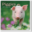 Piggies - Ferkel Schweine 2027 - 16-Monatskalender