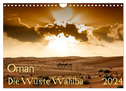 Oman - Die Wüste Wahiba (Wandkalender 2024 DIN A4 quer), CALVENDO Monatskalender