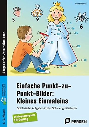 Wehren, Bernd. Einfache Punkt-zu-Punkt-Bilder: Kleines Einmaleins - Spielerische Aufgaben in drei Schwierigkeitsstufen - SoPäd-Förderung (3. bis 6. Klasse). Persen Verlag i.d. AAP, 2022.