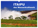 Itaipu - das Wasserkraftwerk (Wandkalender 2025 DIN A3 quer), CALVENDO Monatskalender