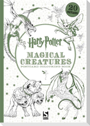 Harry Potter Magical Creatures Postcard Colouring Book