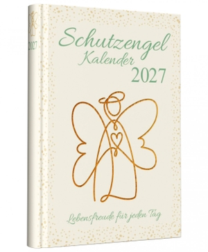 Schulte, Beatrix. Schutzengelkalender 2027: Lebensfreude für jeden Tag - Kompakter Buchkalender 2027 mit Engelbotschaften, inspirierenden Zitaten & Gebeten für mehr Gelassenheit im Alltag - 15,3 x 21,3 cm. Lingen, Helmut Verlag, 2026.