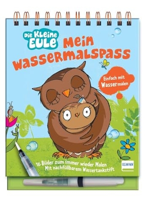 Weber, Susanne. Mein Wassermalspaß - Die kleine Eule - Einfach mit Wasser malen - Die kleine Eule-Malbuch mit 16 Bildern, die sich beim Kontakt mit Wasser bunt färben + viele Motive zum Ausmalen und Abpausen, mit nachfüllbarem Wassermalstift, ab 3 Jahren. Ullmann Medien GmbH, 2024.