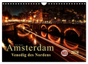 Amsterdam - Venedig des Nordens (Wandkalender 2024 DIN A4 quer), CALVENDO Monatskalender