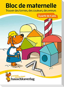 Bloc de maternelle à partir de 4 ans - Trouver les formes, les couleurs, les erreurs - coloriage enfant - cahier vacances 4 ans